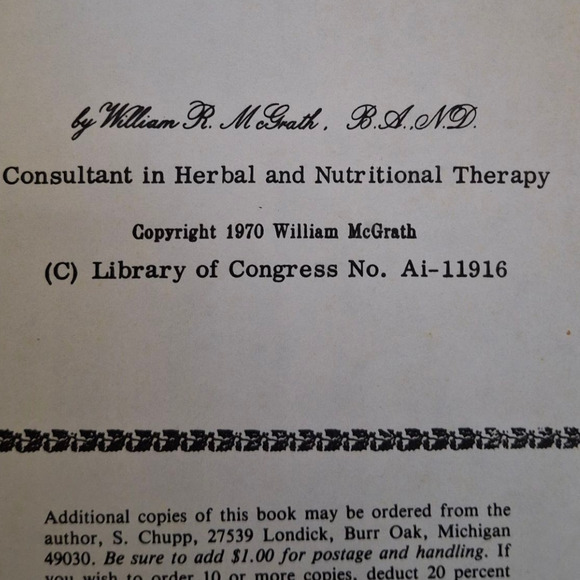 Vintage God Given Herbs for the Healing of Mankind Book 1970 - Picture 2 of 3